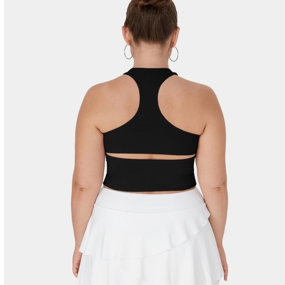 Softlyzero™ Plush U Neck Racerback Cut Out Plus Size Yoga Tank Top 3x - Picture 4 of 4